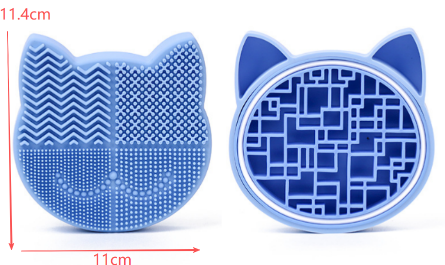 Silicone Makeup Brush Cleaner Mat – 3 in 1 Cleaning Pad + Drying Rack | Vegan & Cruelty