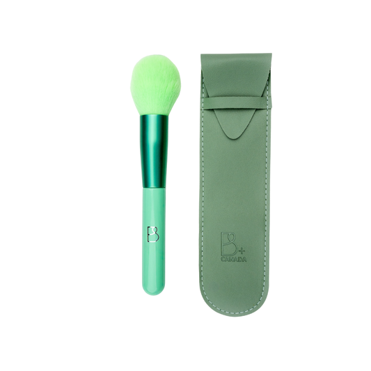 Single Powder Brush + PU Pouch