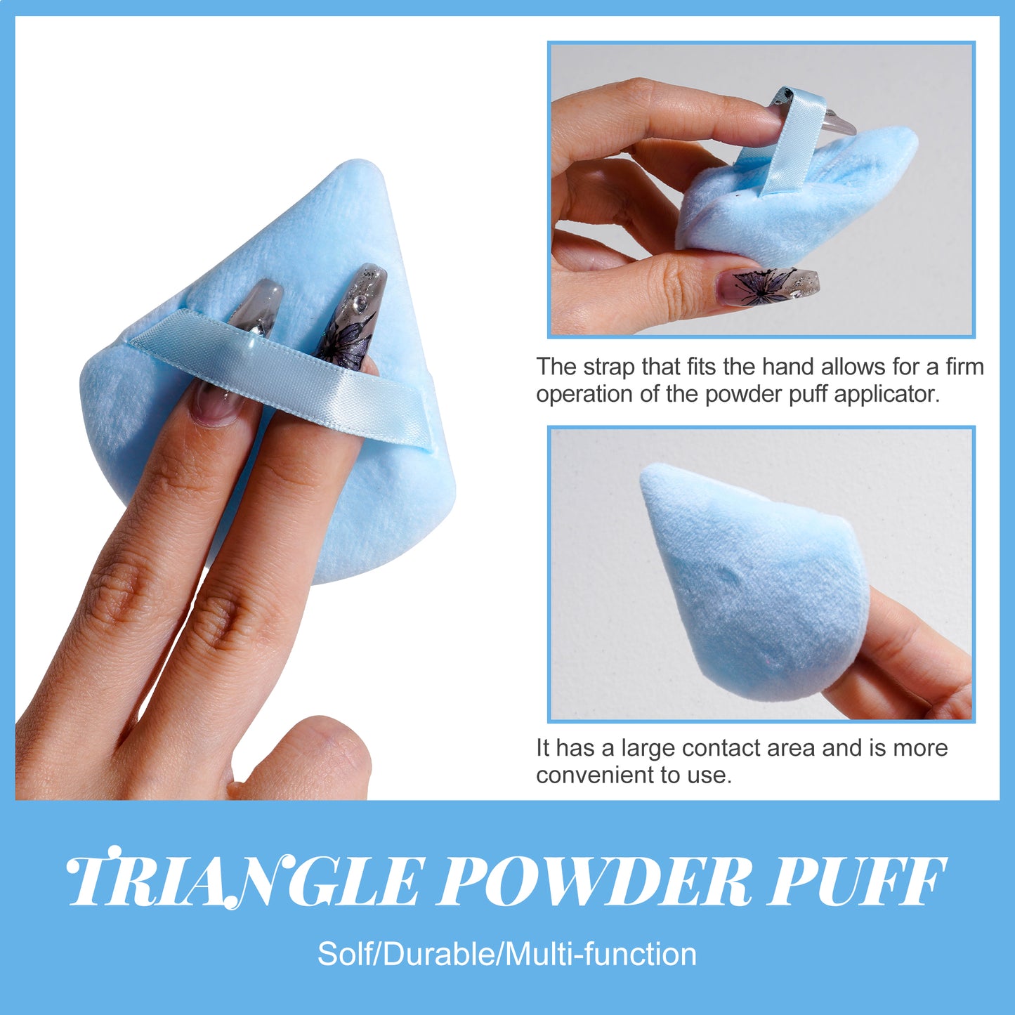 Travel Brush Set: 5 Brushes + Bag + Powder Puff