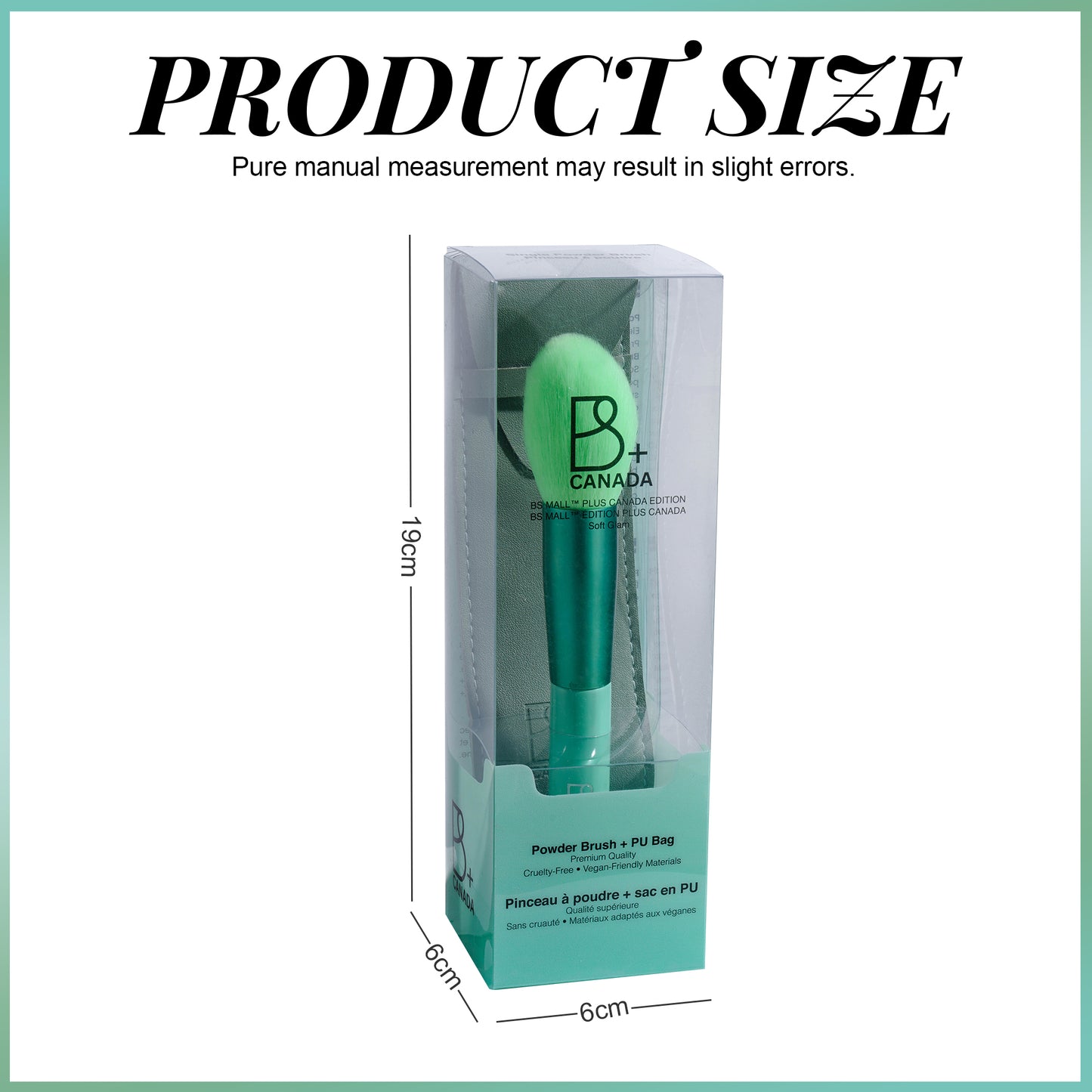 Single Powder Brush + PU Pouch