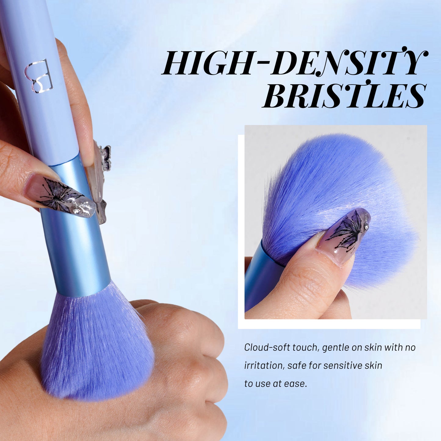 Single Round Blending Brush + PU Pouch