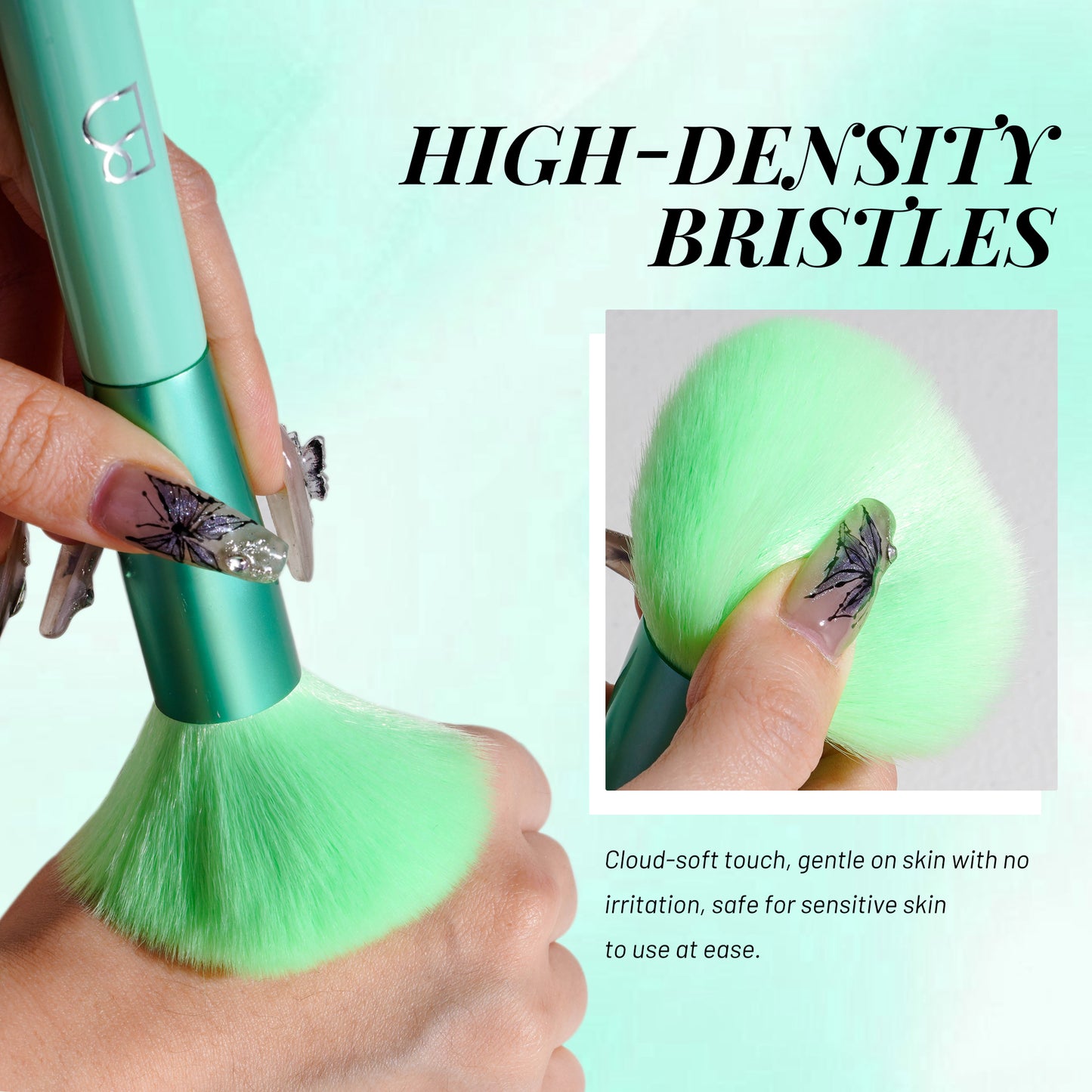 Single Round Blending Brush + PU Pouch