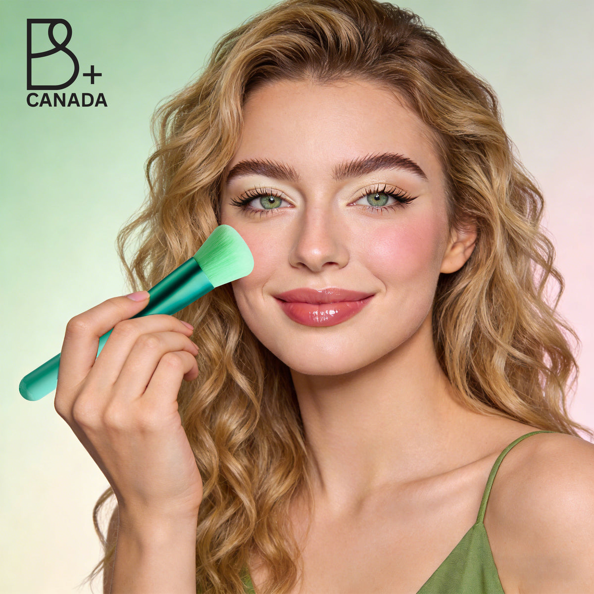 Single Round Blending Brush + PU Pouch