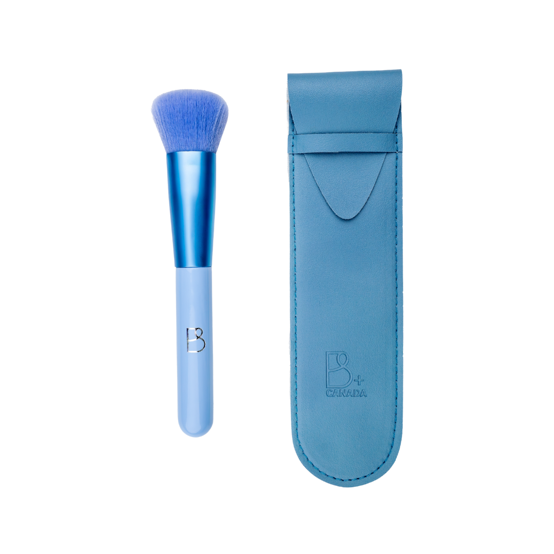 Single Round Blending Brush + PU Pouch