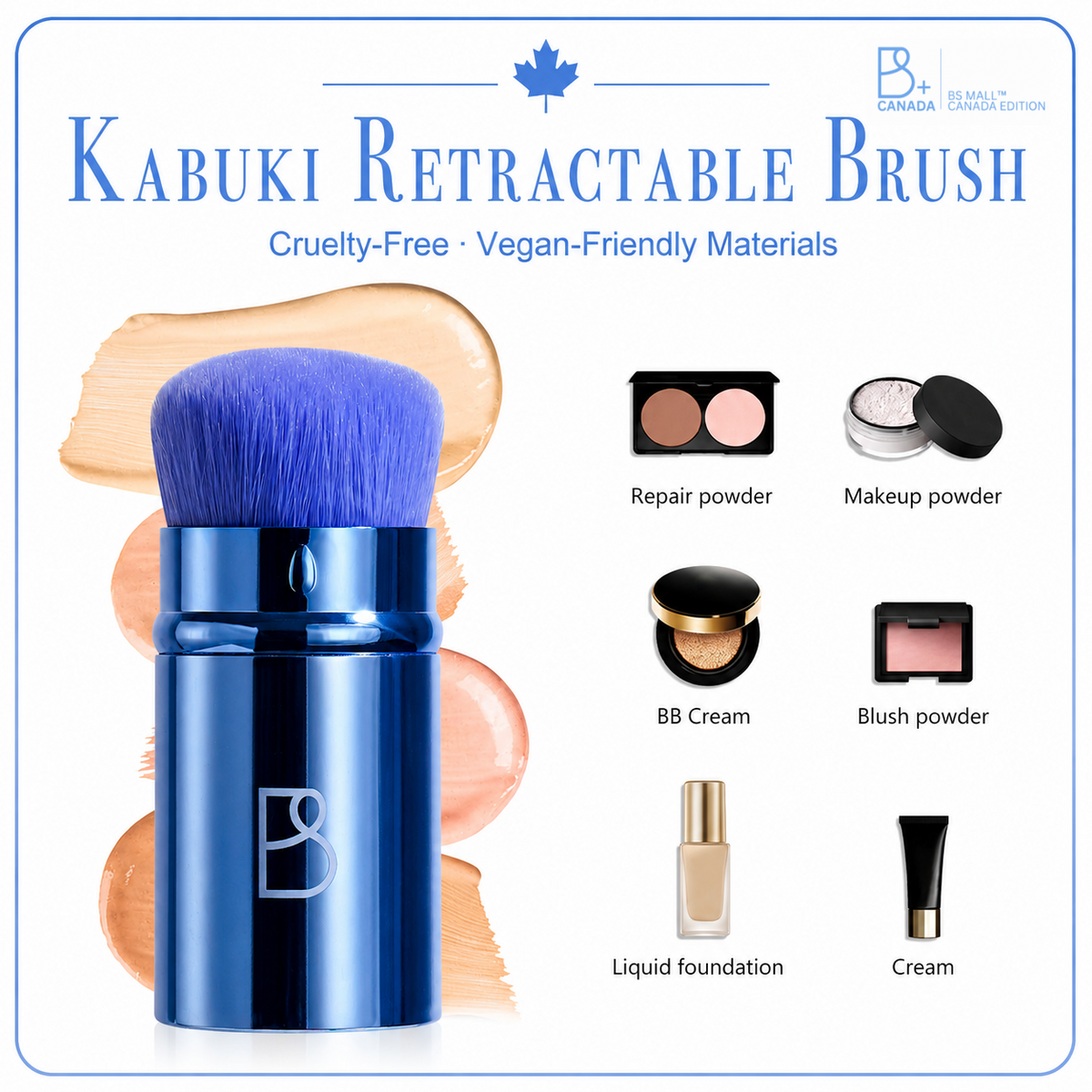 Retractable Kabuki Brush