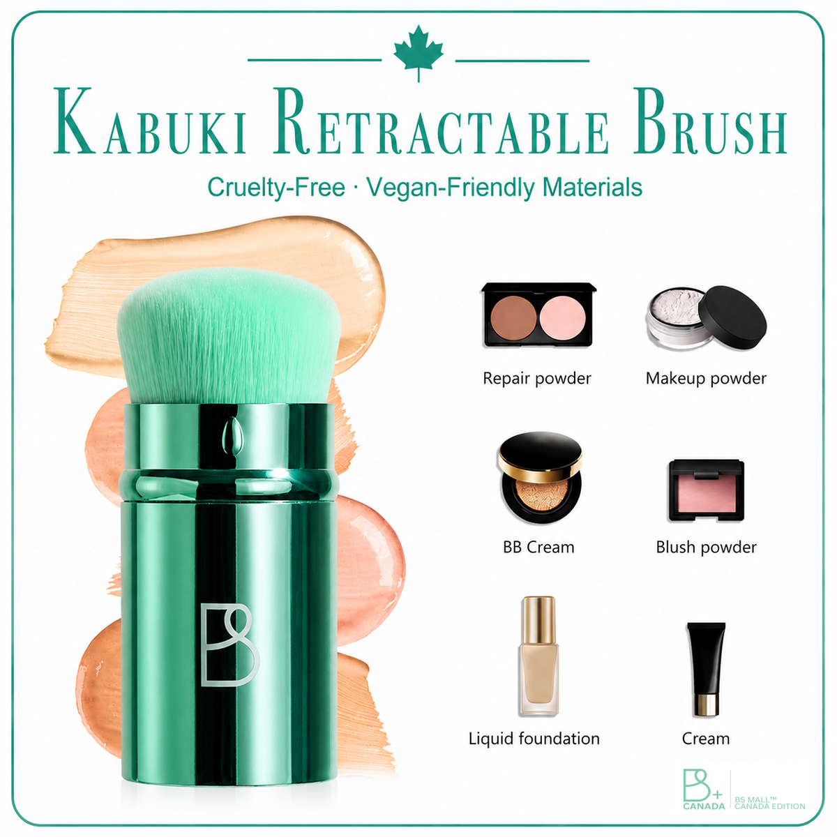 Retractable Kabuki Brush