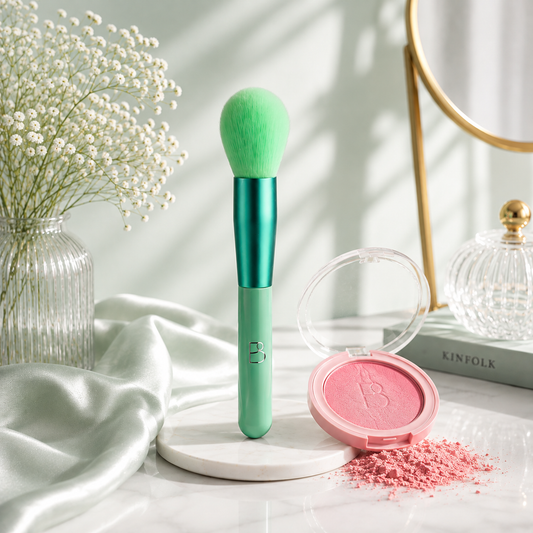 Single Powder Brush + PU Pouch