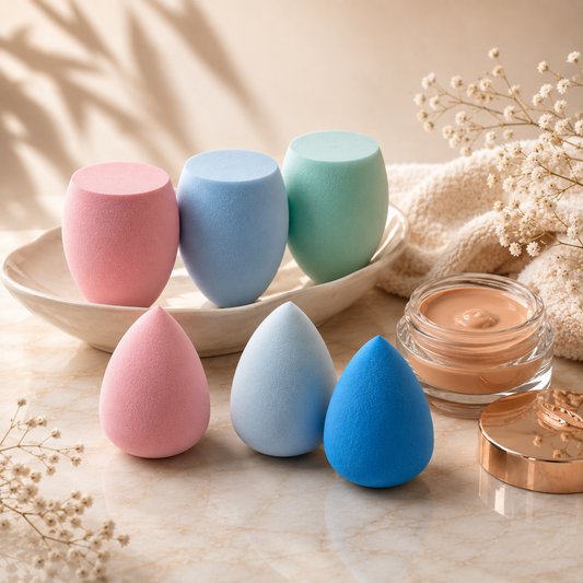 6 Multicolor Sponge Set